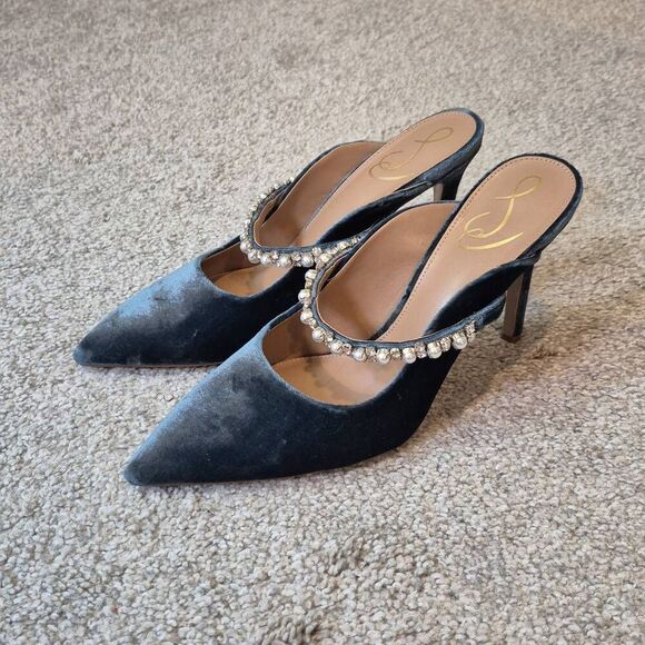 Sam Edelman Shoes - Sam Edelman Women's Hyland Mule Blue Size 9.5
